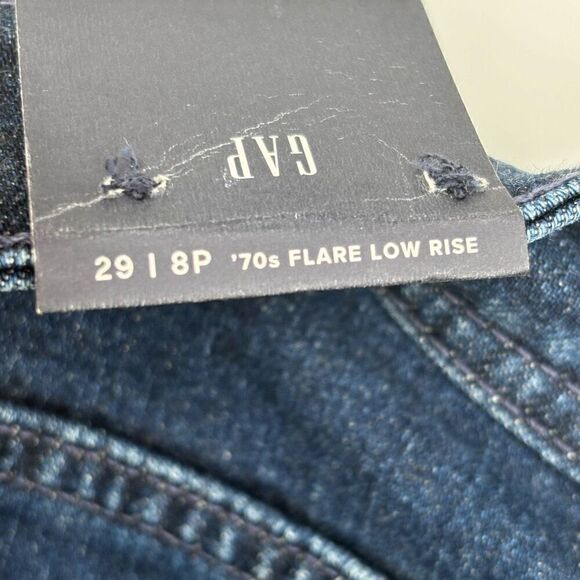 Gap Low Rise '70s Flare Jeans Size 29/8P NWT - Picture 10 of 11
